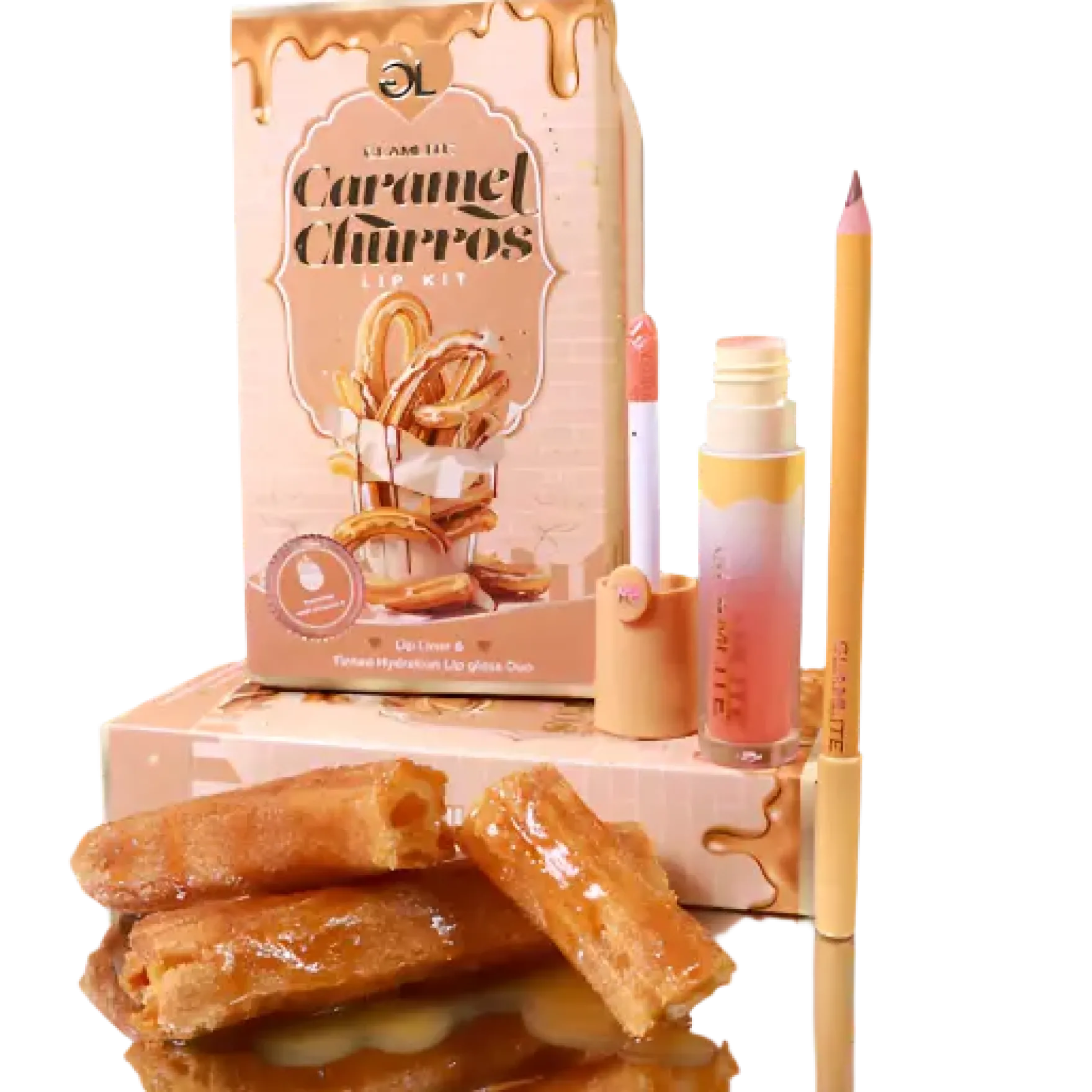 Glamlite Caramel Churro Lip Kit