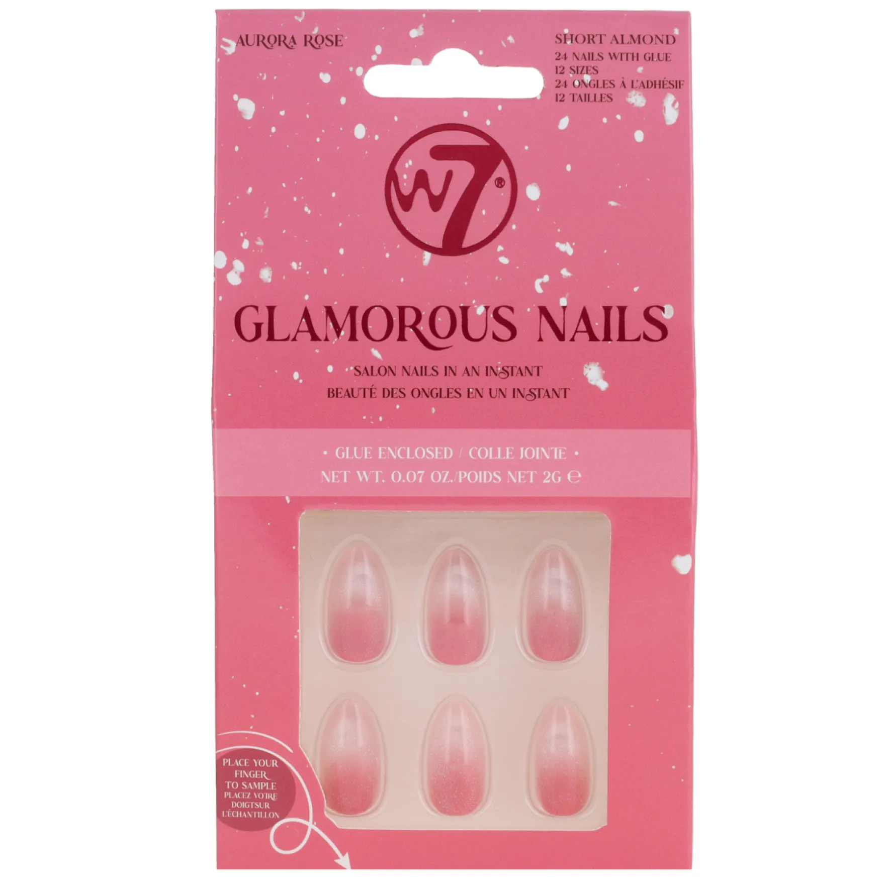 Glamorous Press-On Nails Aurora Rose