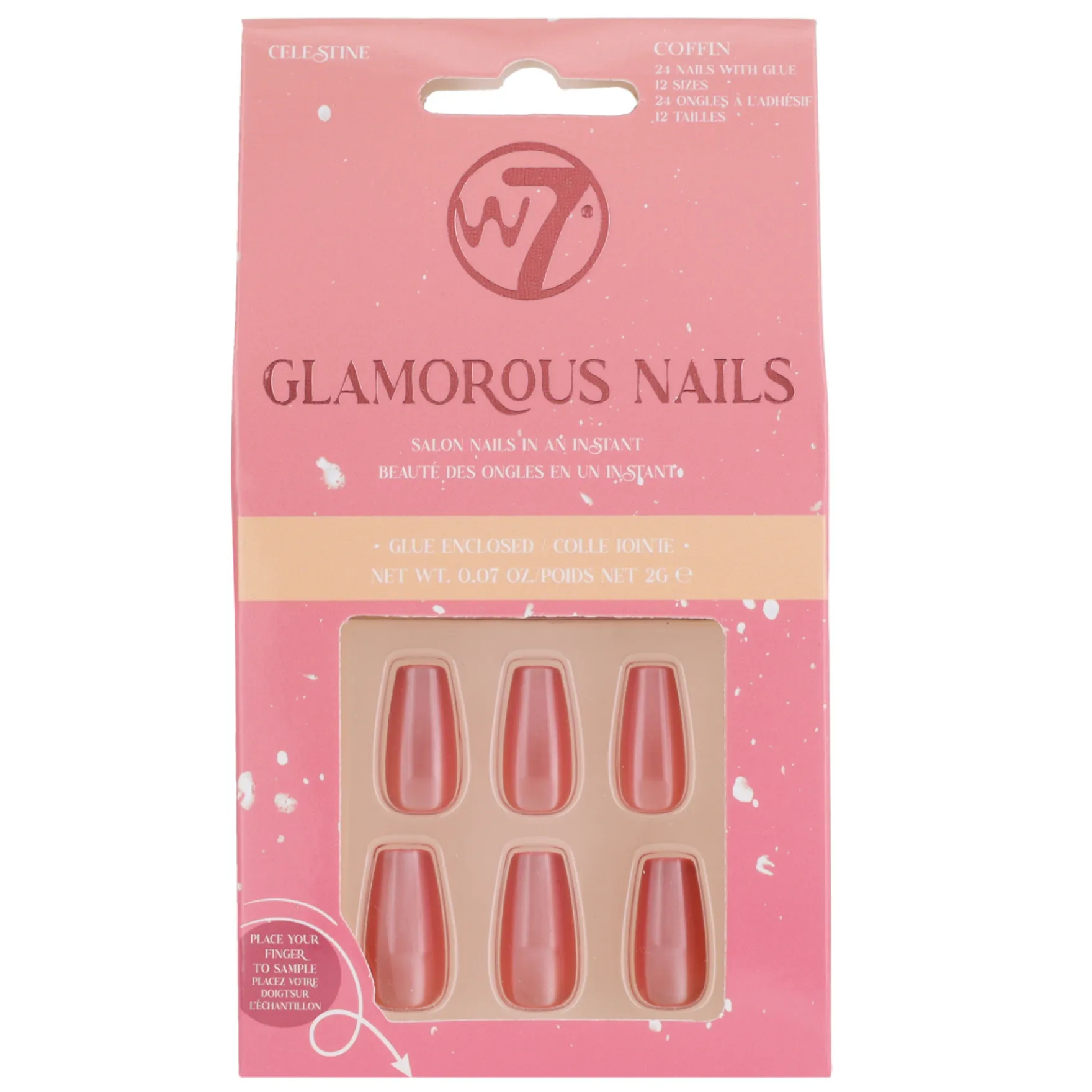 Glamorous Press-On Nails Celestine