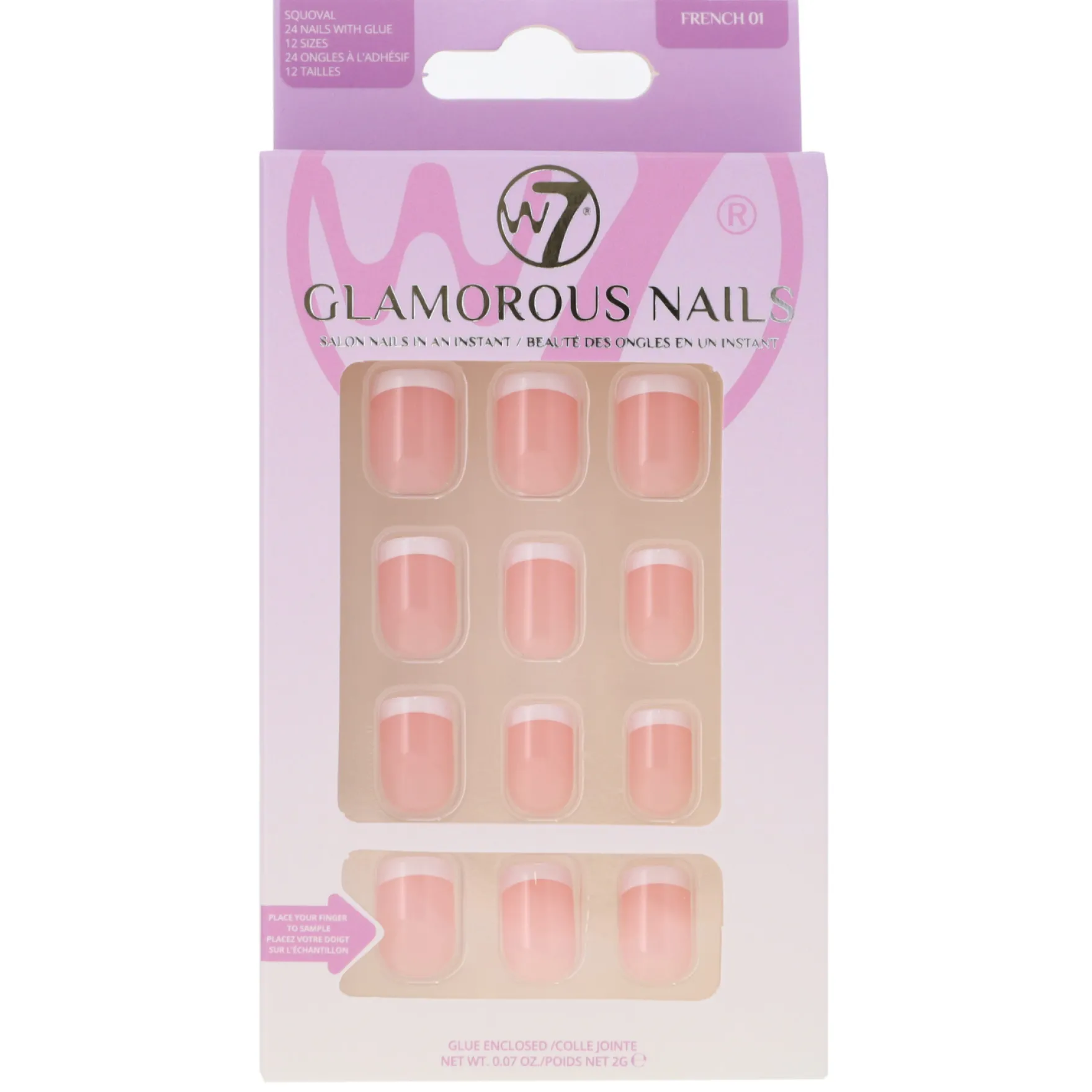 Glamorous Press-On Nails French 01