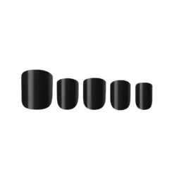 Glamorous Press-On Nails Jet Black