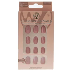 Glamorous Press-On Nails Keep It Nude
