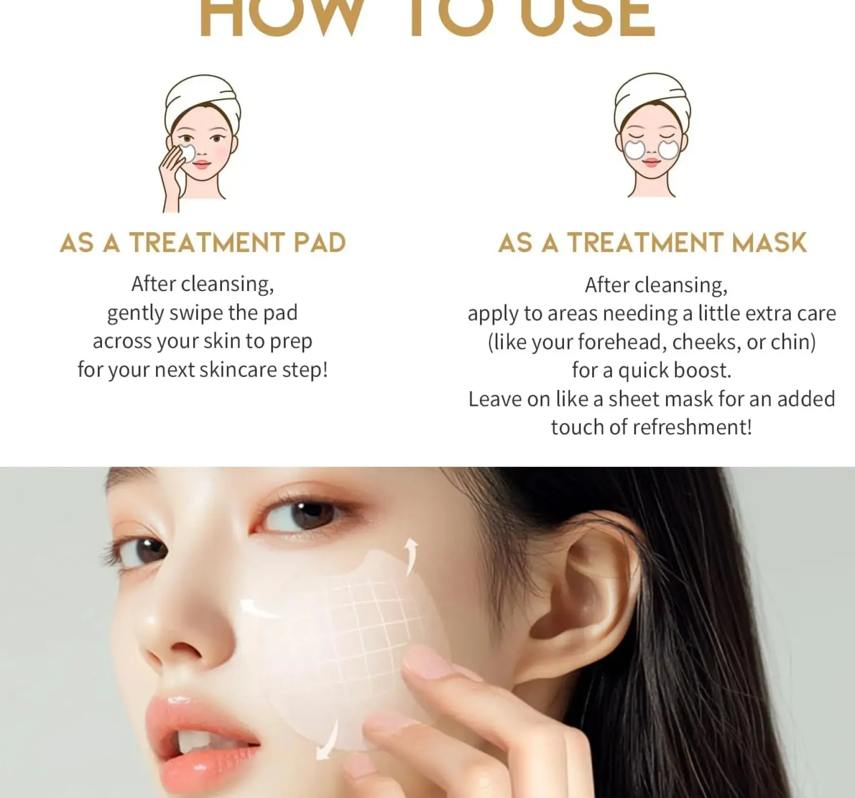 Glass Skin Rice Water Toner Pad