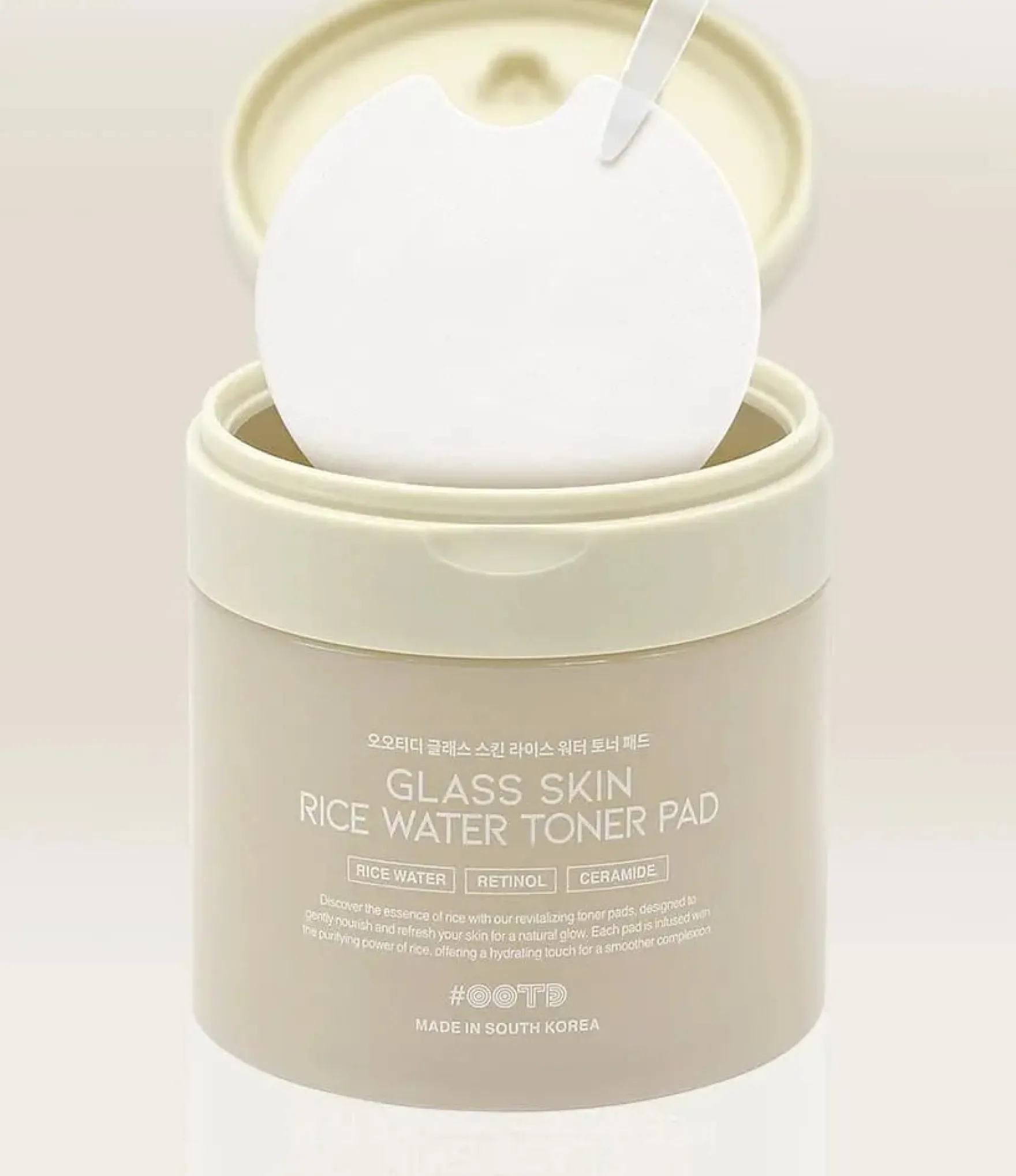 Glass Skin Rice Water Toner Pad