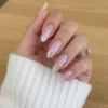 Glazed Donut Polka Dot Nails Set