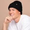 Glazey™ Satin Lined Beanie Black