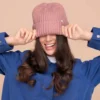 Glazey™ Satin Lined Beanie Blush