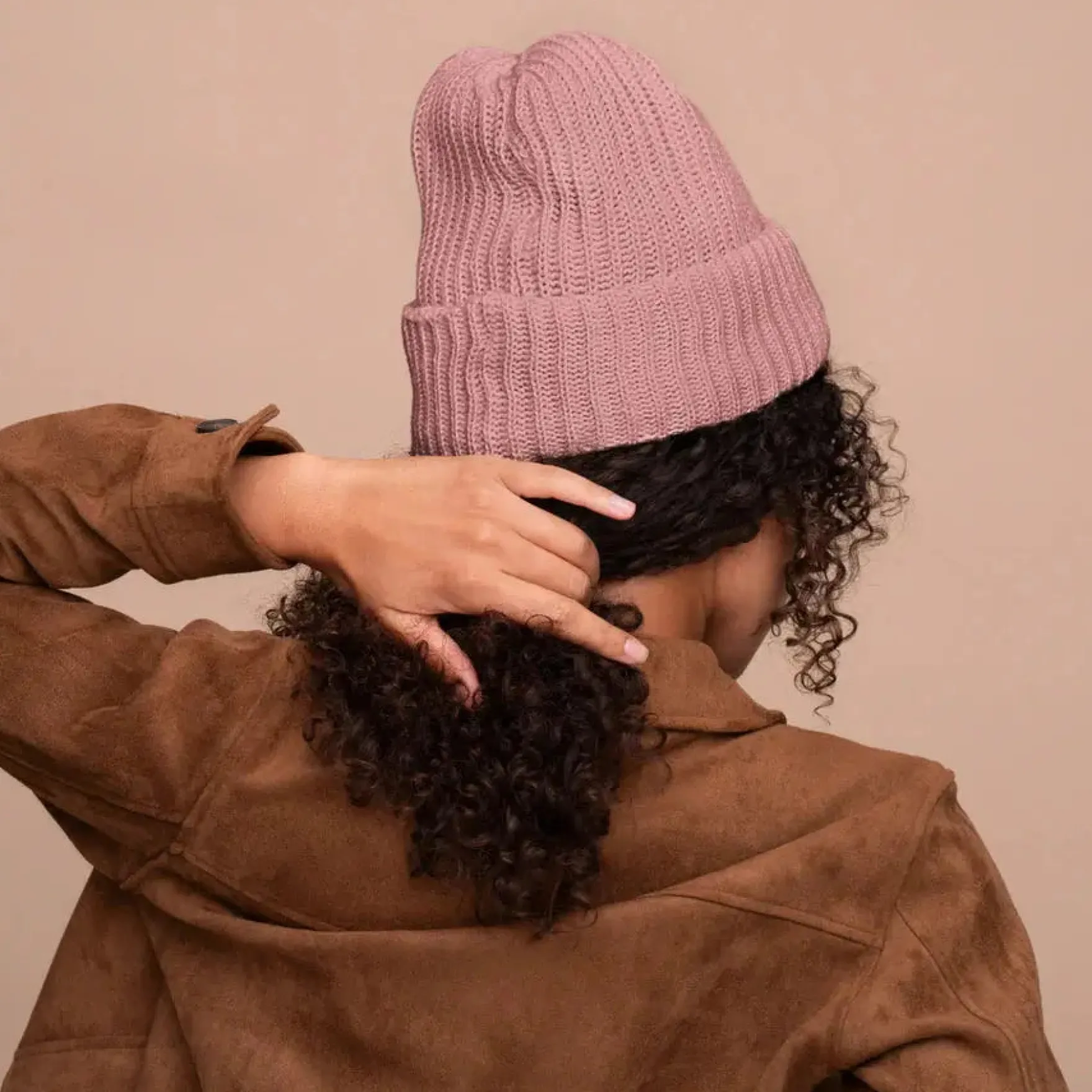 Glazey™ Satin Lined Beanie Blush