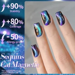 Glitter Cat Magnetic Gel MY35 Starry Sky