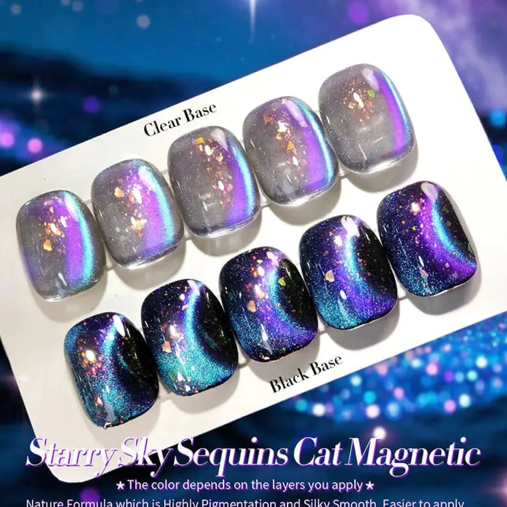 Glitter Cat Magnetic Gel MY35 Starry Sky