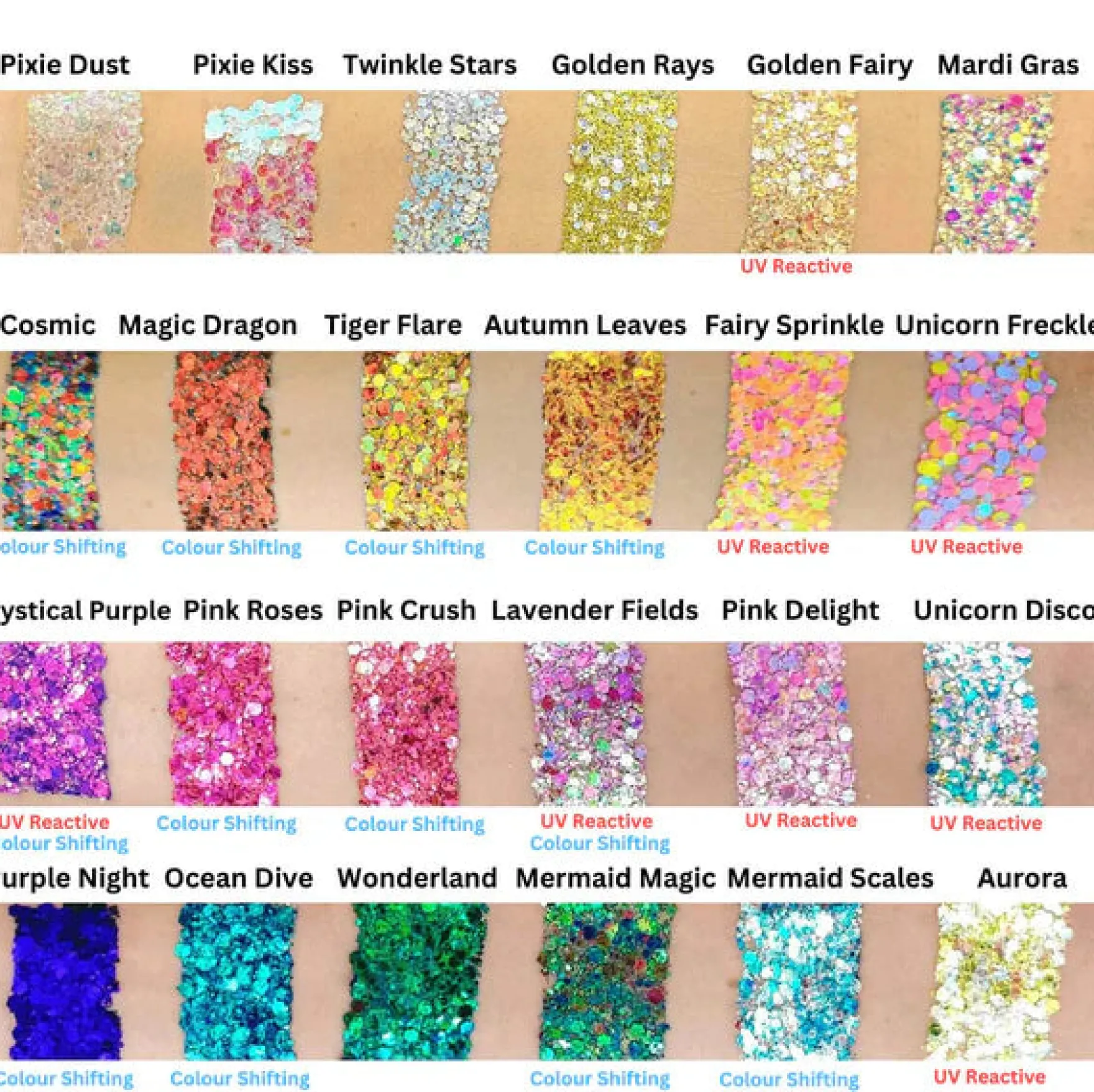 Glitter Cream Palette Fiesta Sparkles