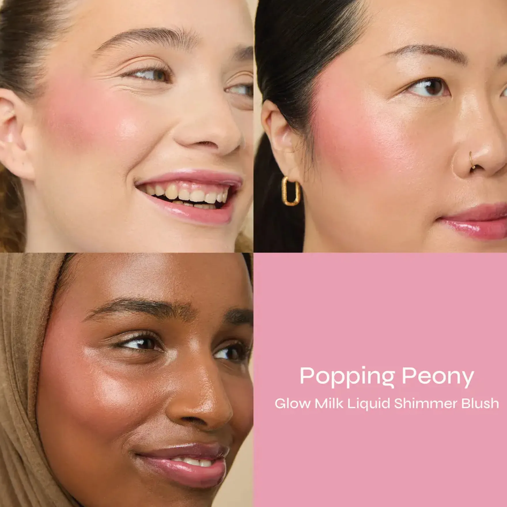 Glow Milk Liquid Shimmer Blush Popping Peony