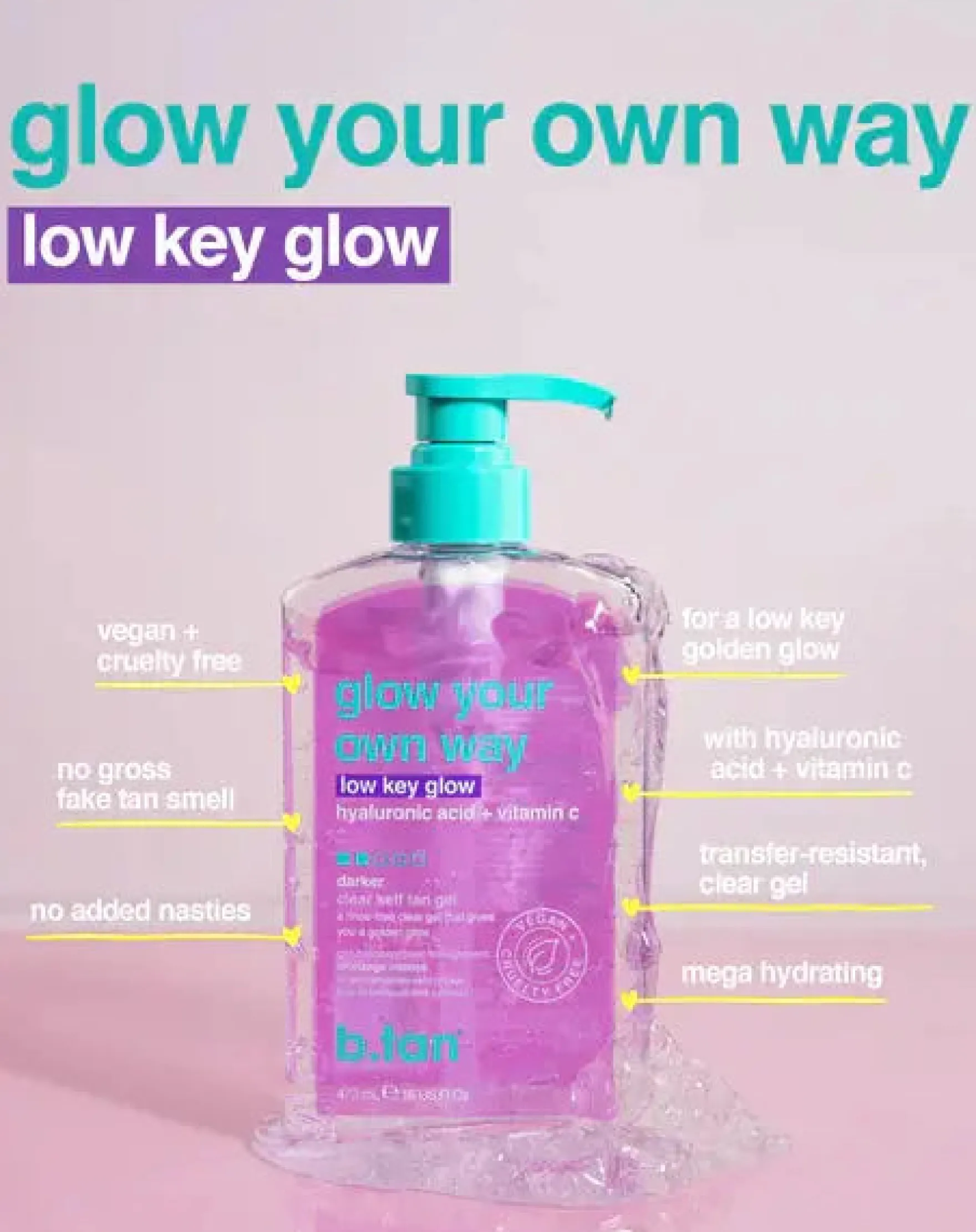 Glow Your Own Way Low Key Glow Self Tan Gel