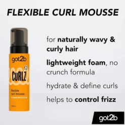Got2b Curlz Flexible Curl Mousse