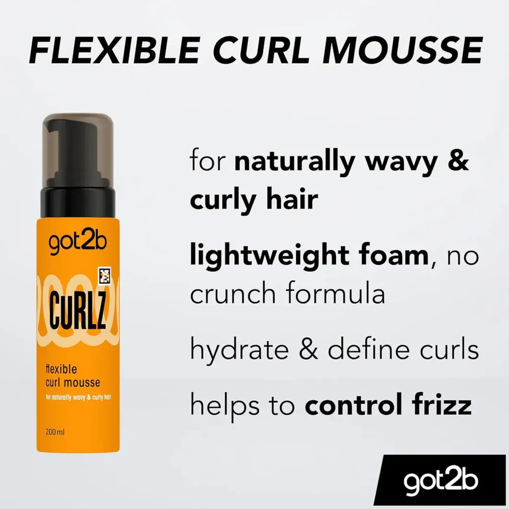 Got2b Curlz Flexible Curl Mousse