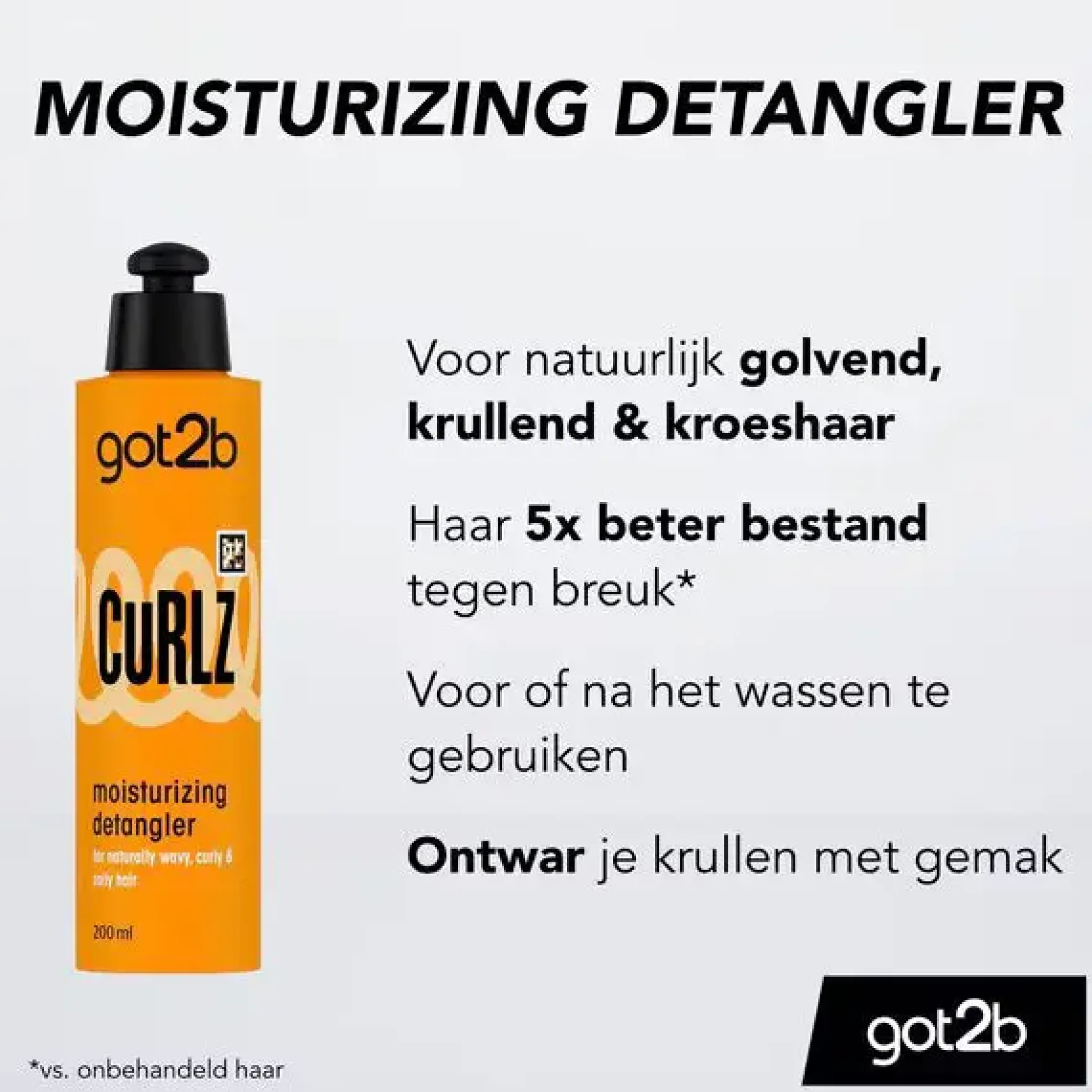Got2b Curlz Moisturizing Detangler