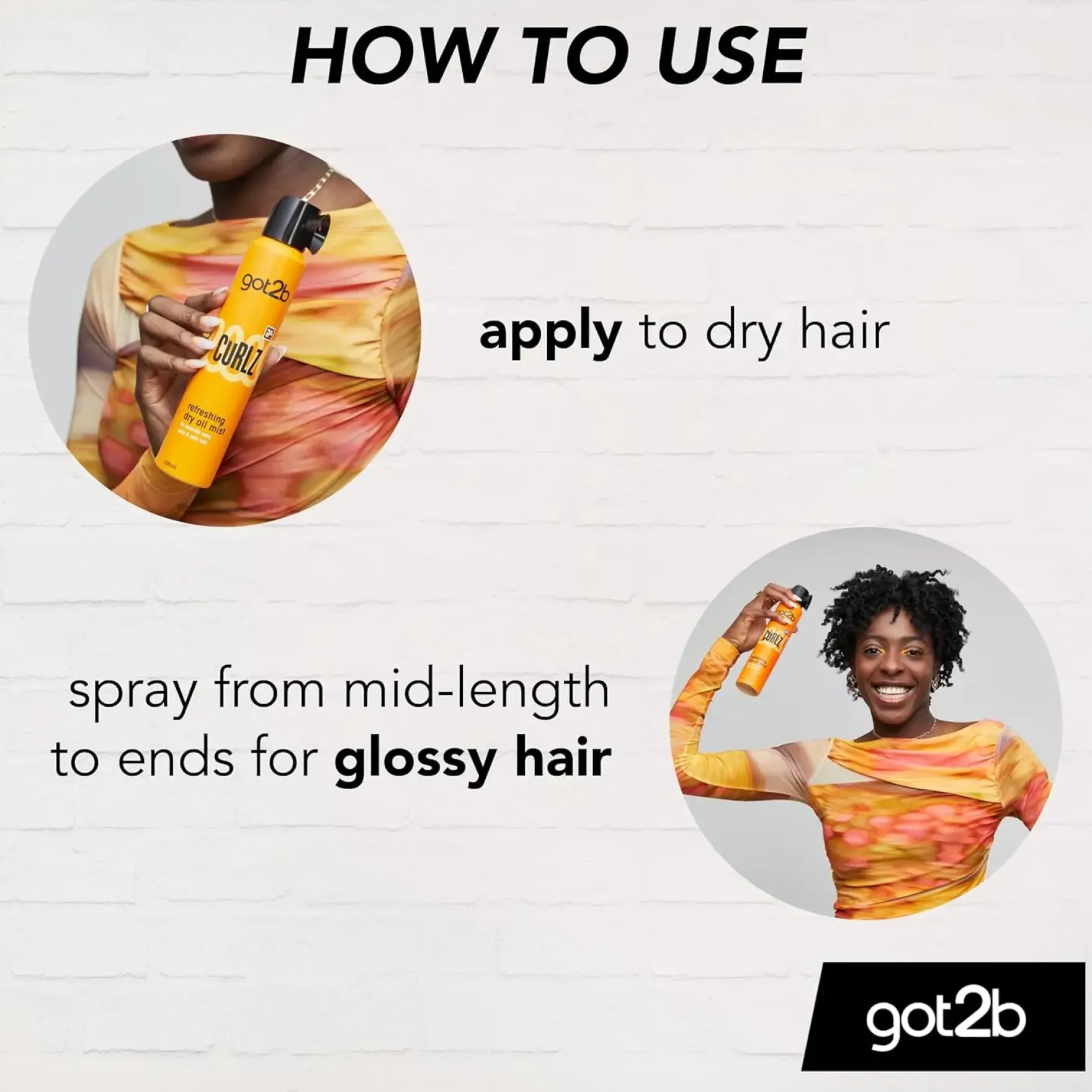 Got2b Curlz Refreshing Dry Oil Mist