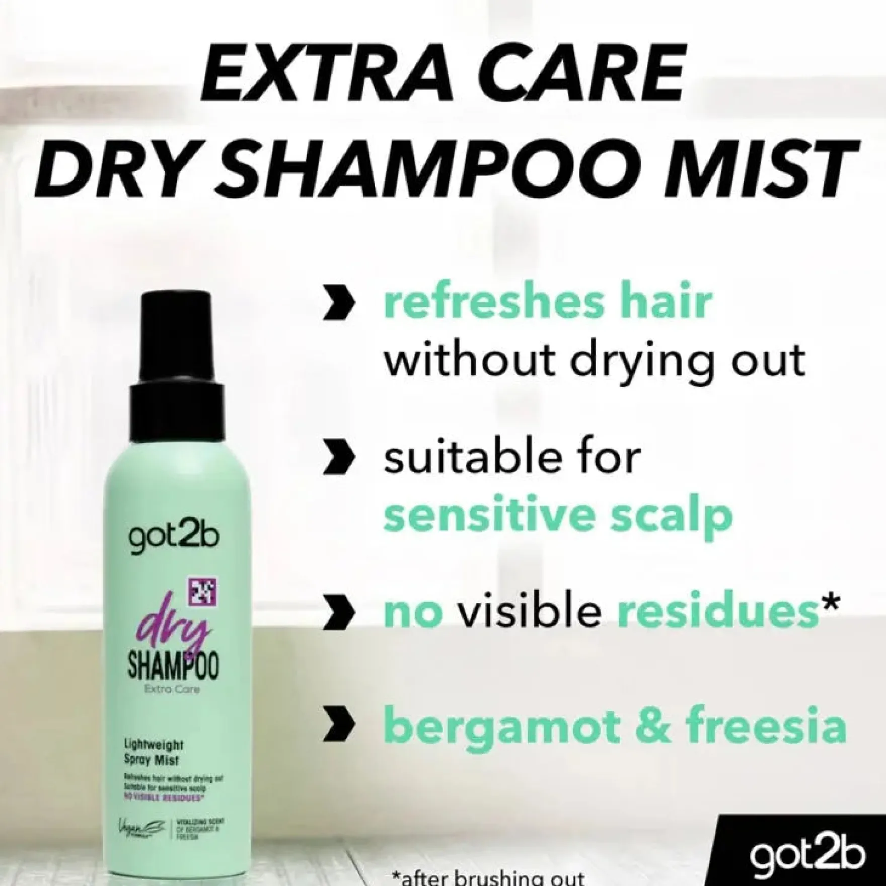 Got2b Extra Care Dry Shampoo Mist