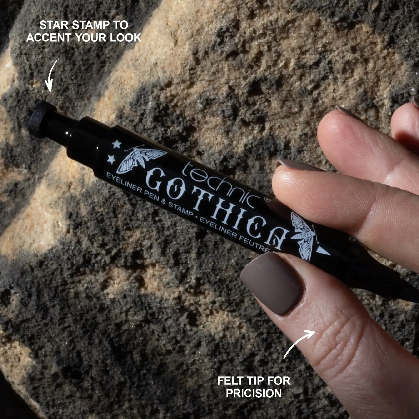 Gothica Eyeliner Pen & Star Stamp