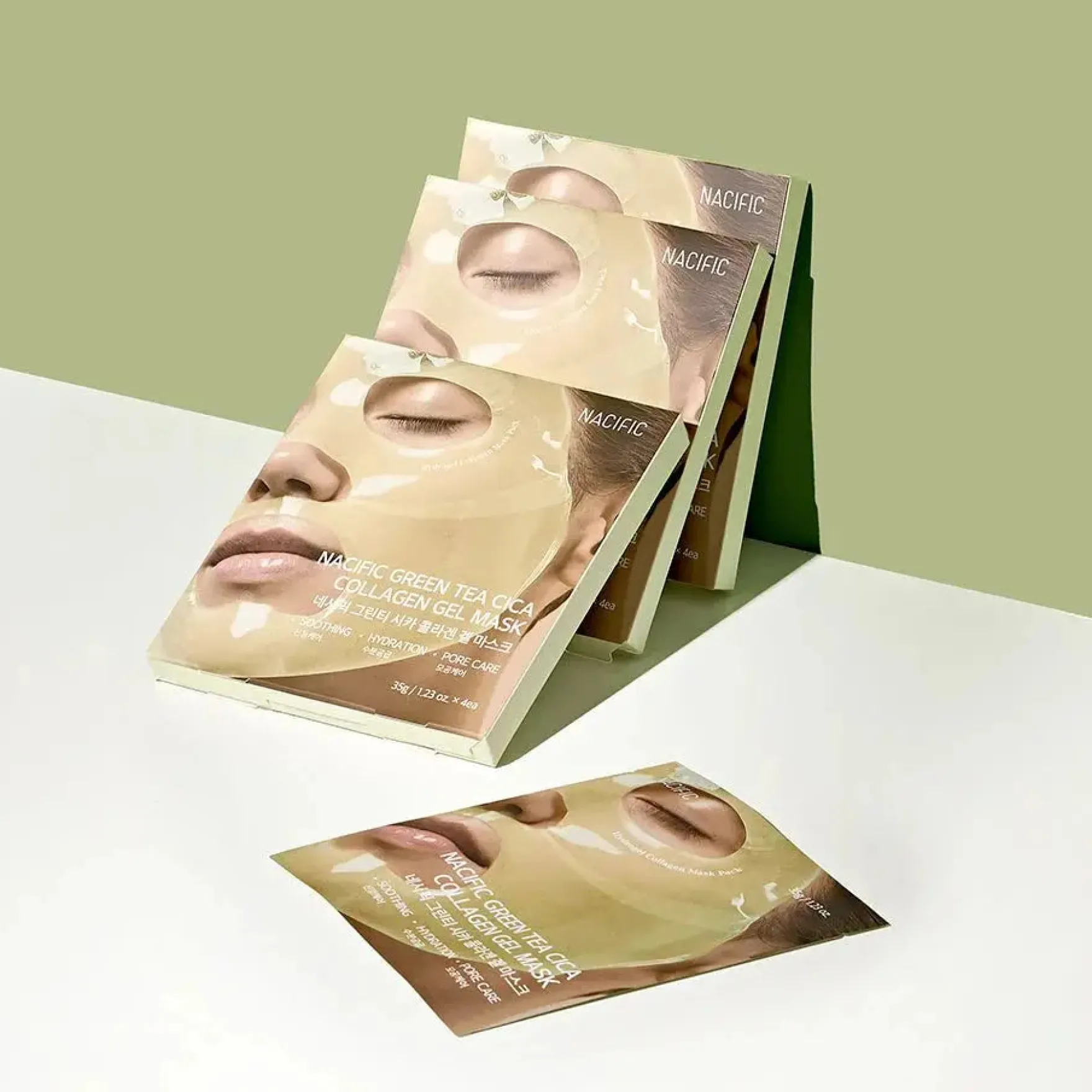 Green Tea Cica Collagen Gel Mask