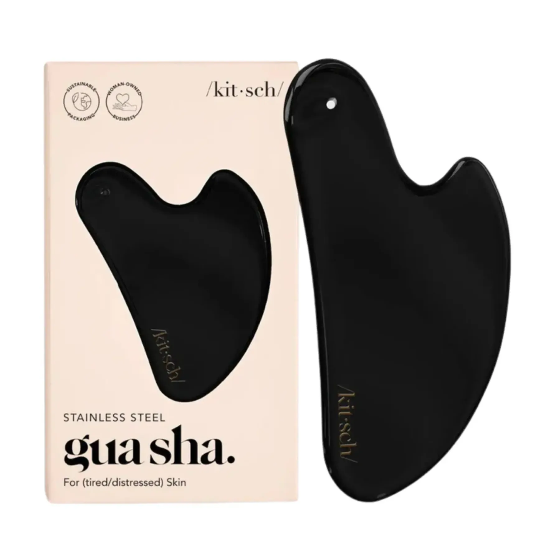 Gua Sha Matte Black