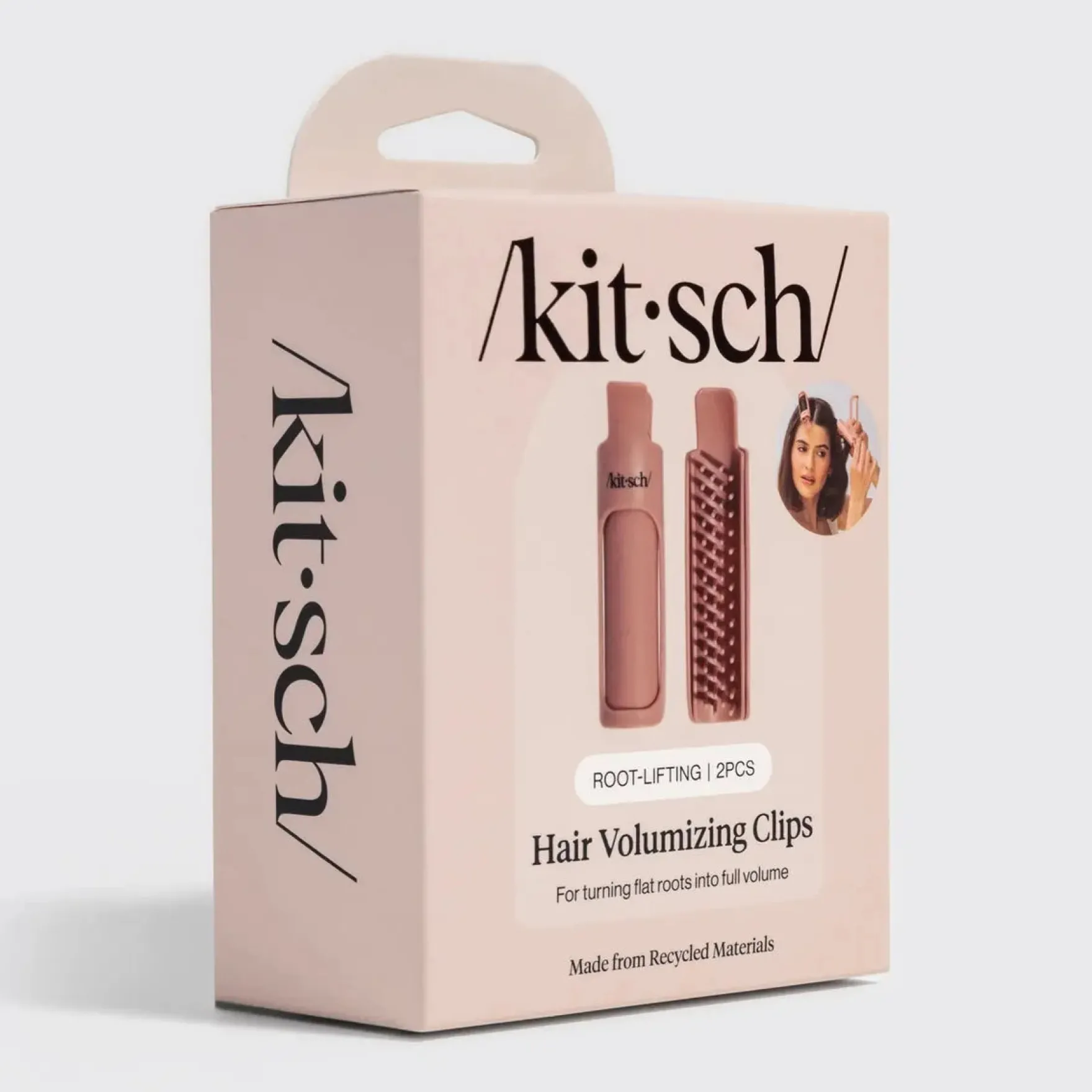 Hair Volumizing Clip Set Terracotta