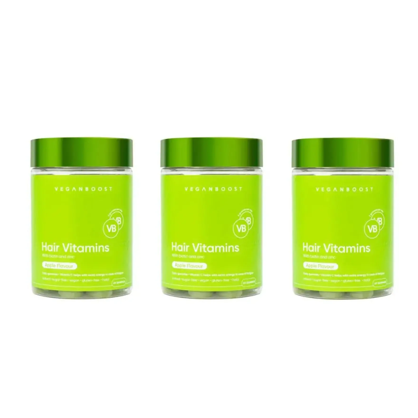Hair Vitamins Gummies 3 pack