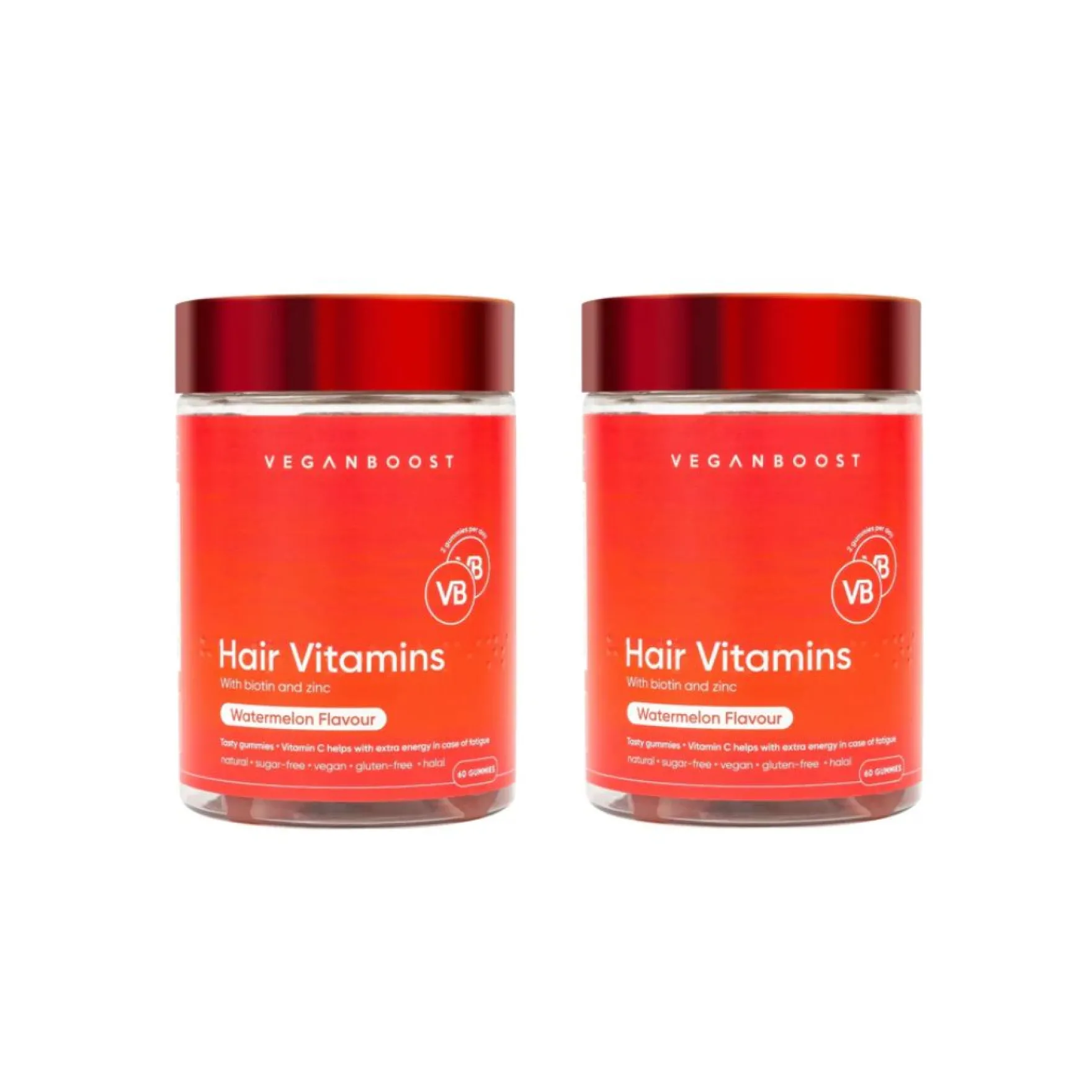 Hair Vitamins Watermelon Gummies 2 pack