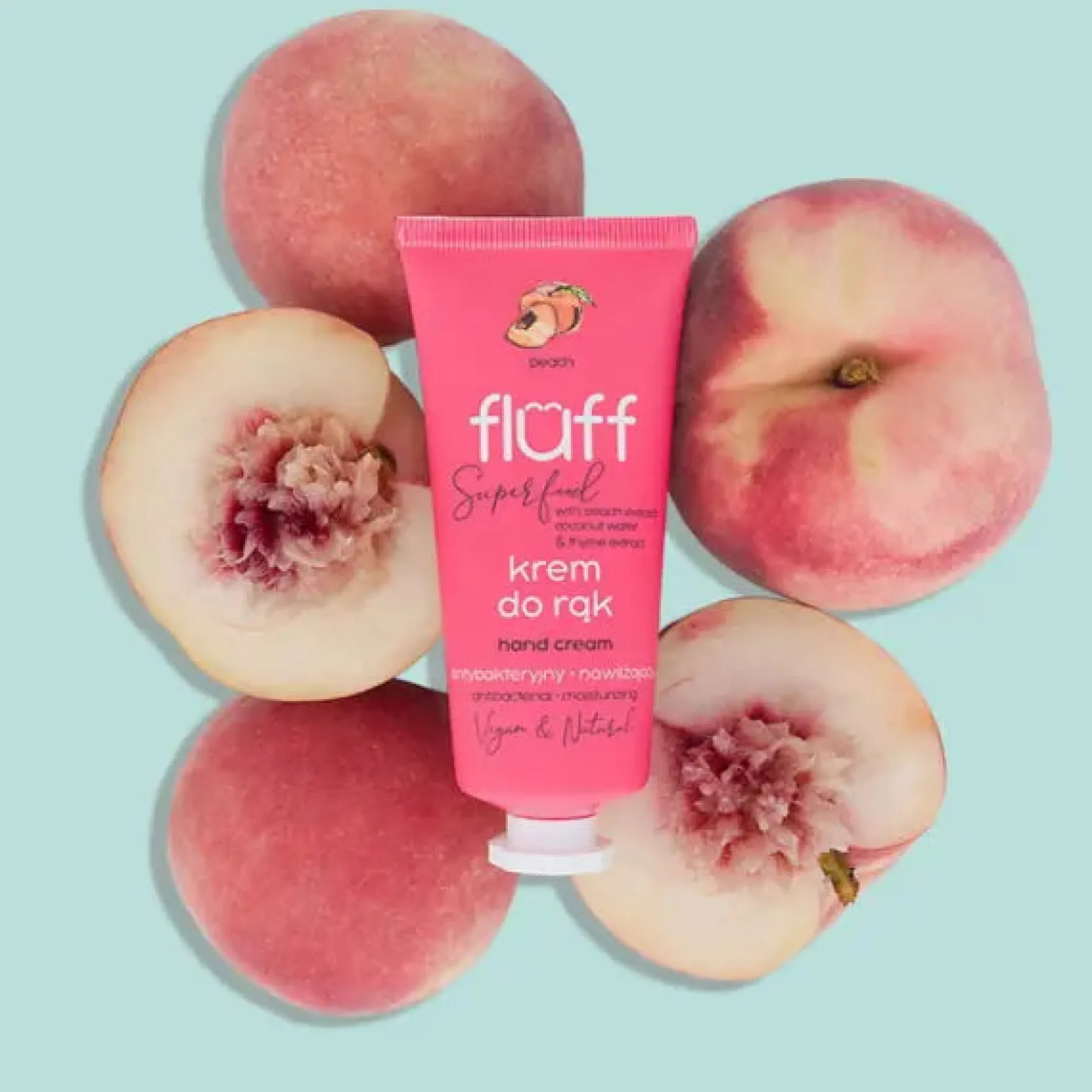 Hand Cream Antibacterial & Moisturizing Peach