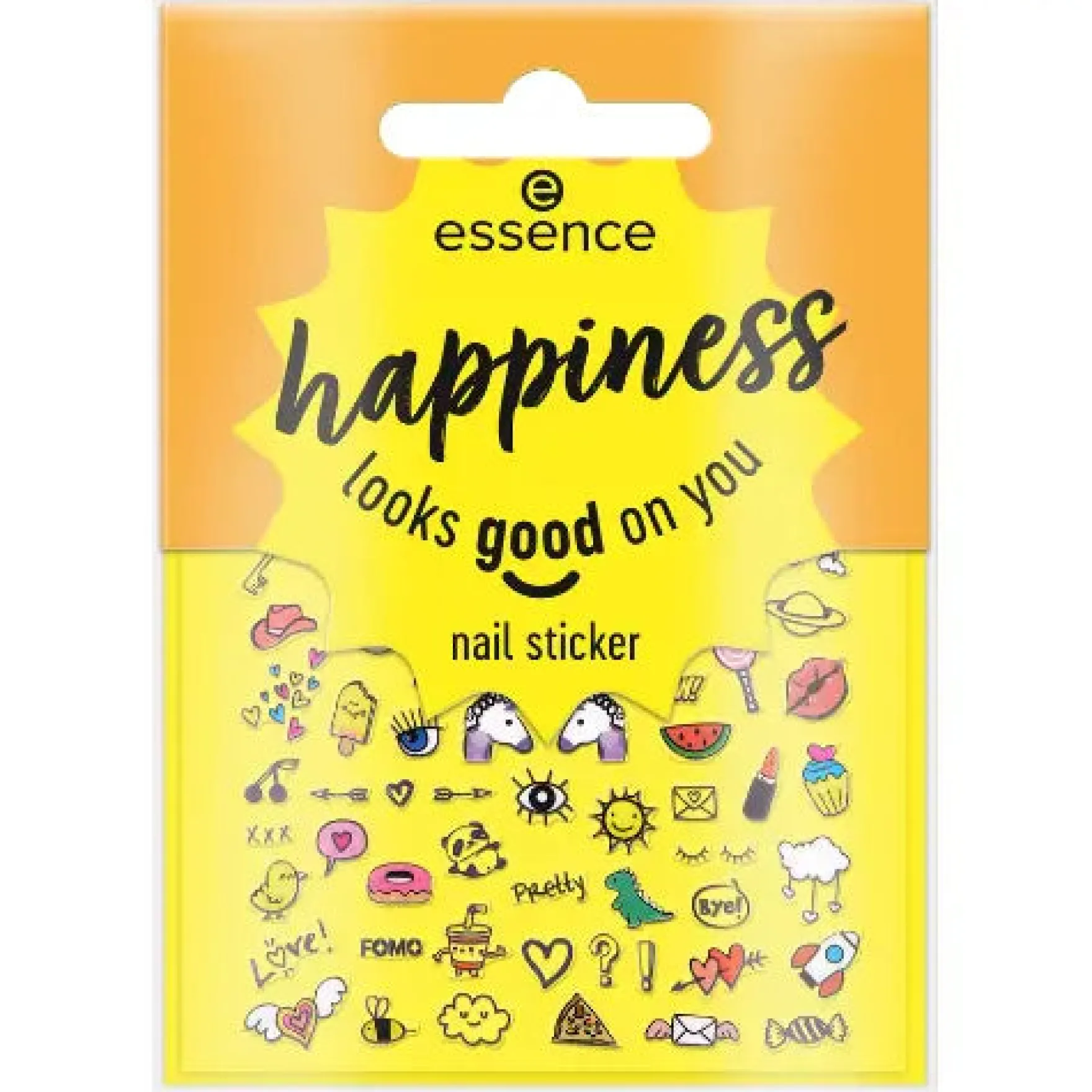 Happiness Looks Good On You Nail Sticker