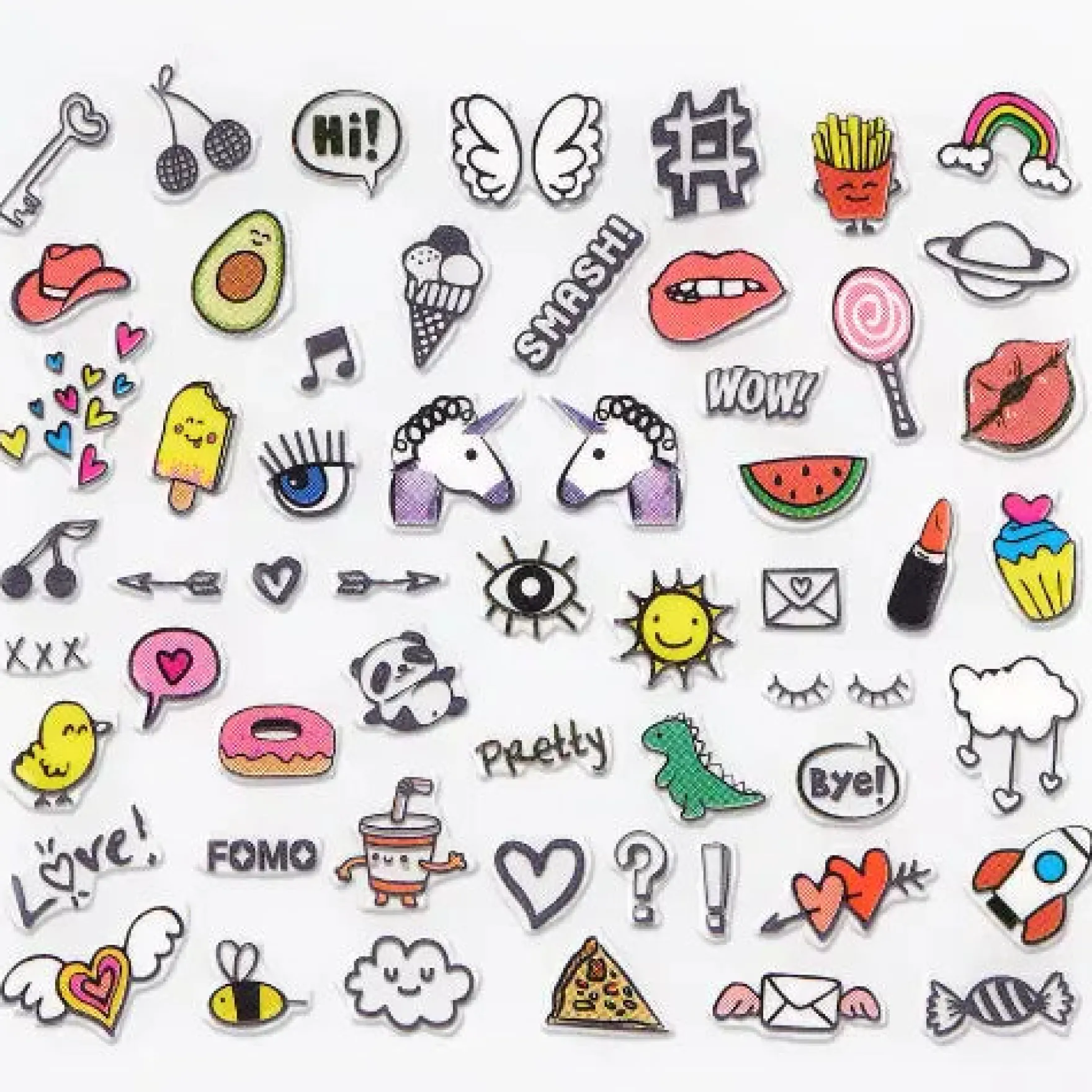 Happiness Looks Good On You Nail Sticker