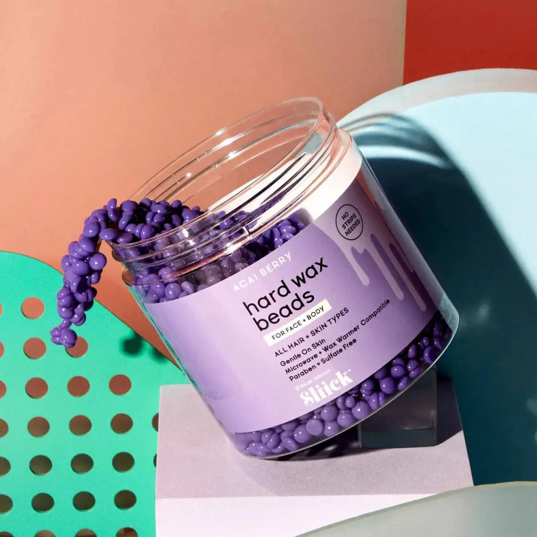 Hard Wax Beads Acai Berry