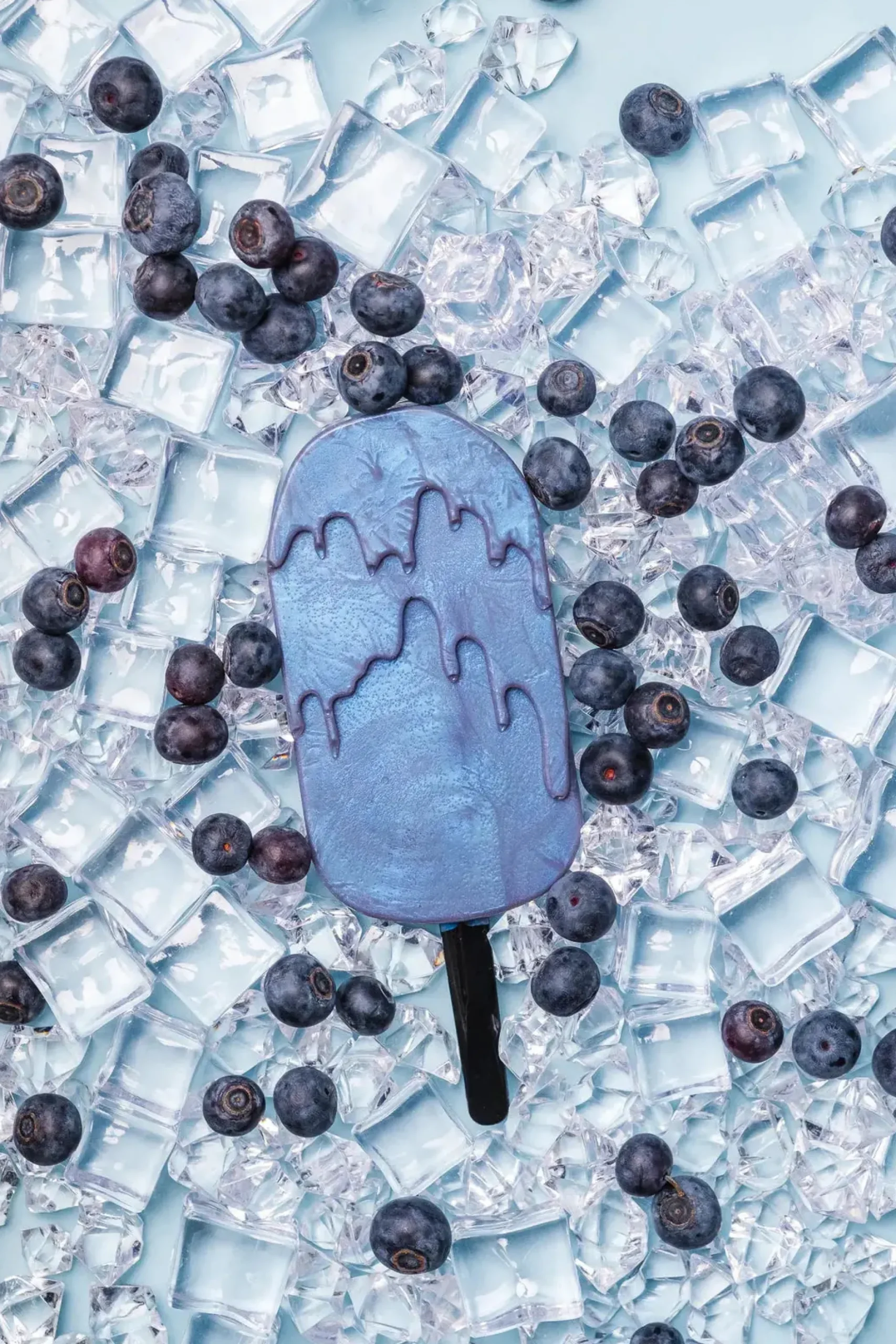 Hard Wax Popsicles Blueberry