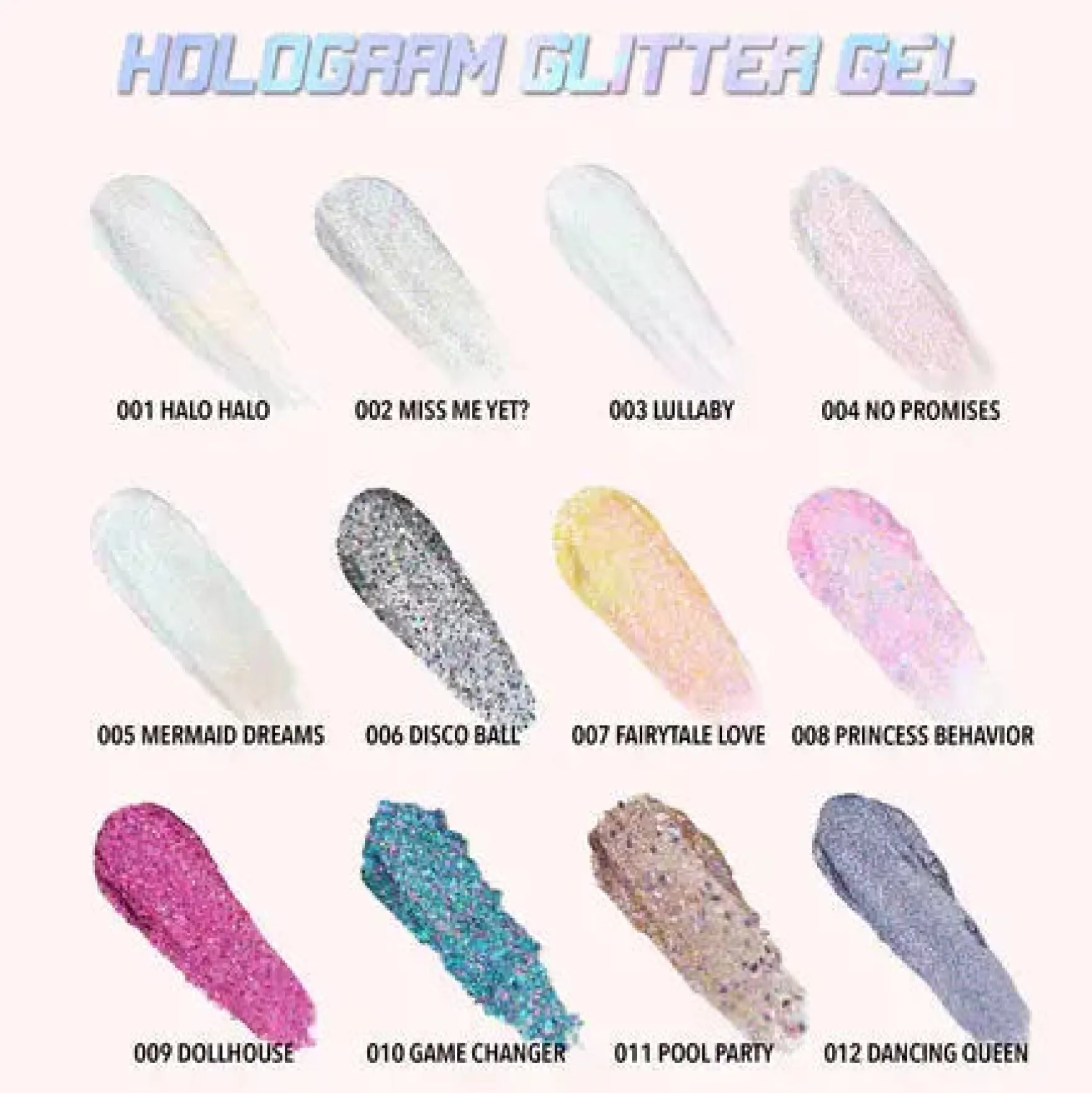 Hologram Glitter Gel 006 Disco Ball