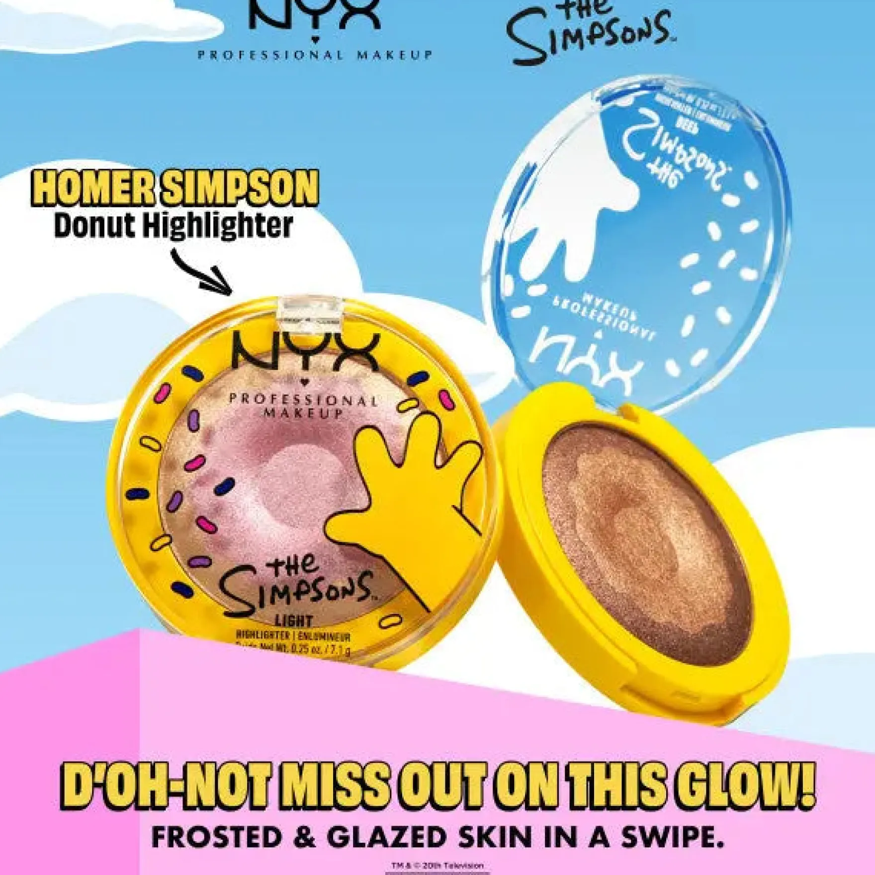 Homer Simpson Donut Highlighter Glazed Over 02 Deep