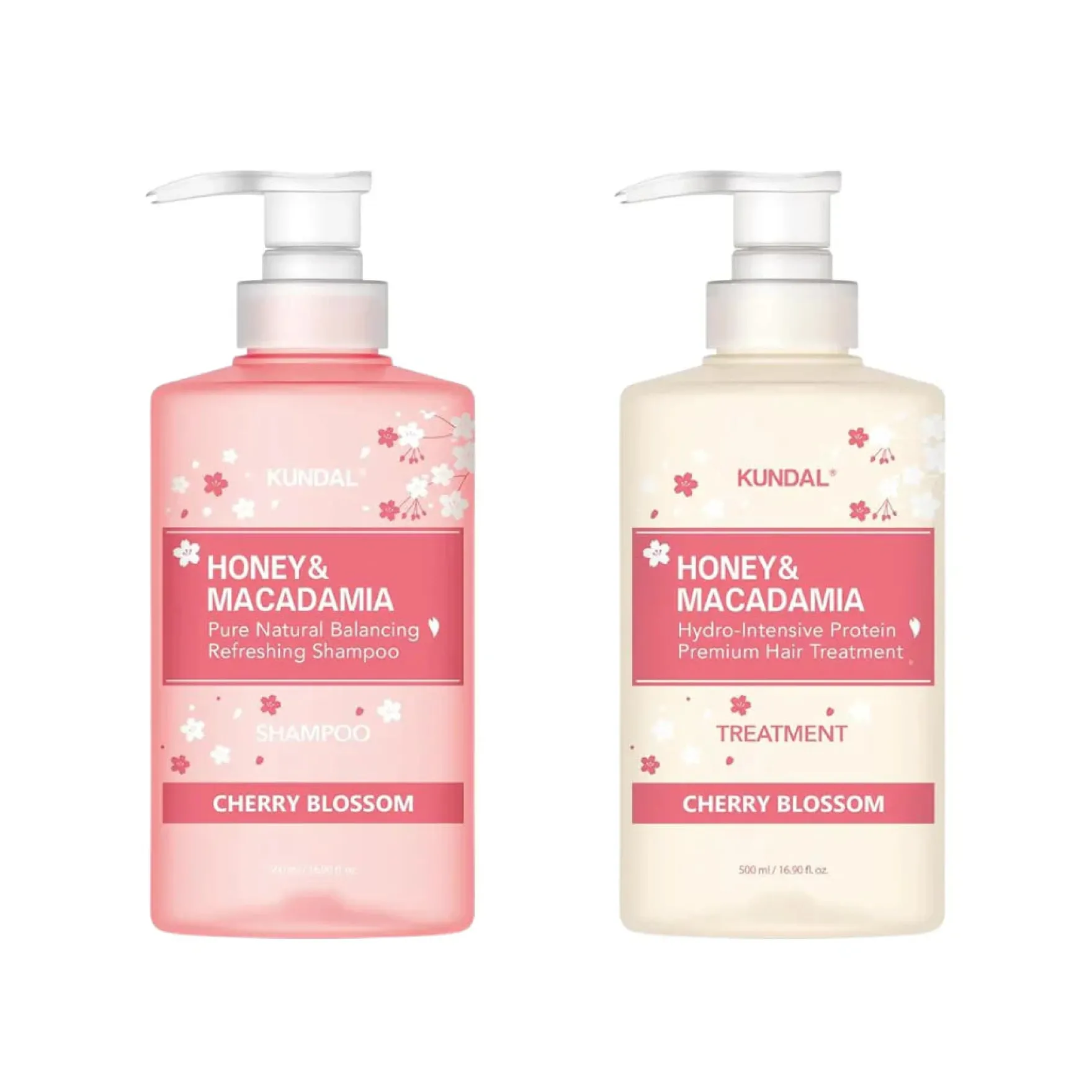 Honey & Macadamia Nature Shampoo & Treatment Cherry Blossom