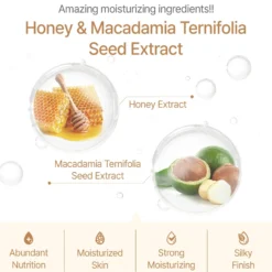 Honey & Macadamia Pure Body Lotion White Musk