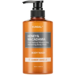 Honey & Macadamia Pure Body Wash Amber Vanilla