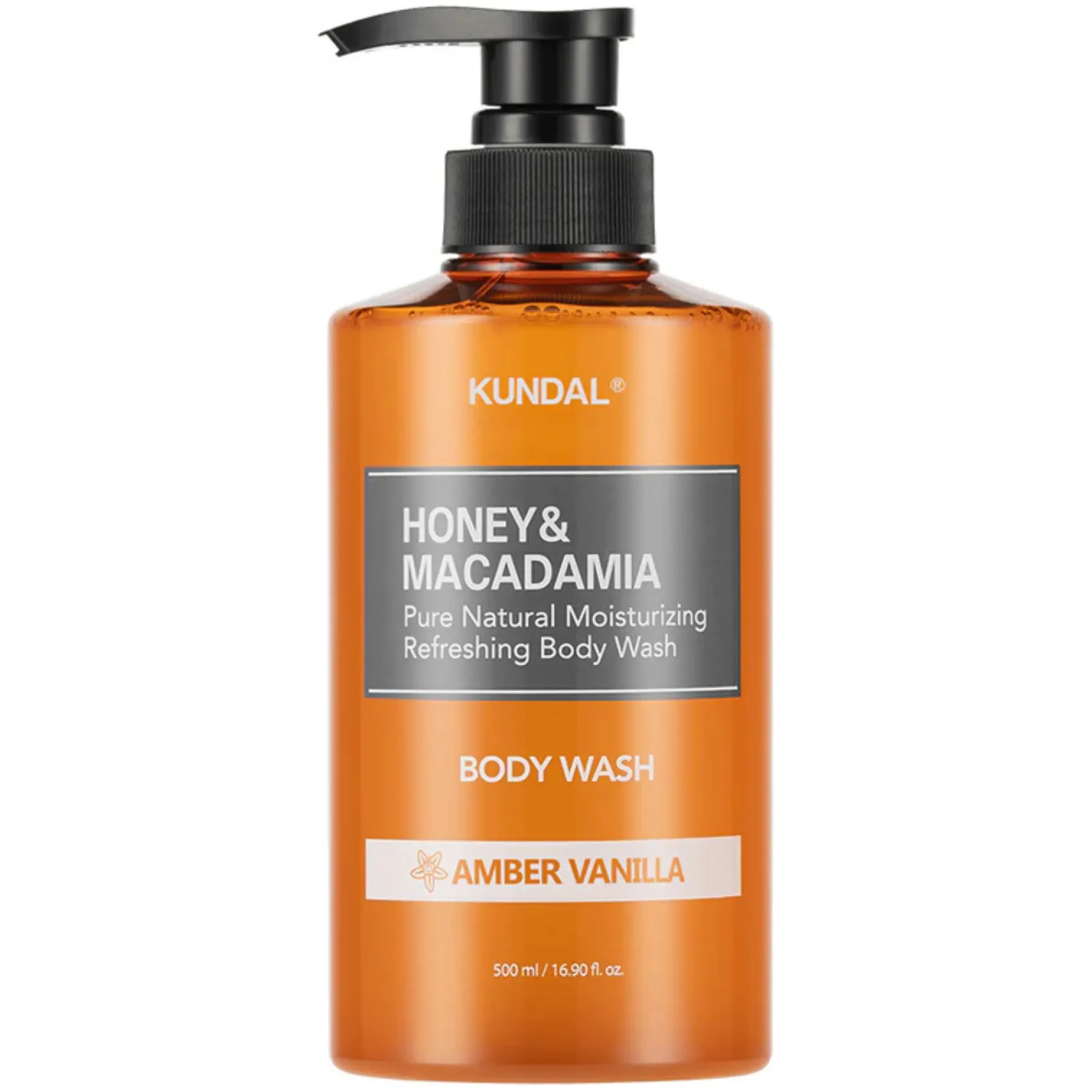 Honey & Macadamia Pure Body Wash Amber Vanilla