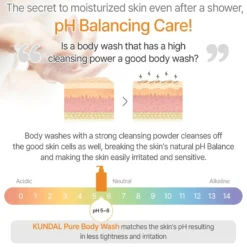 Honey & Macadamia Pure Body Wash Amber Vanilla