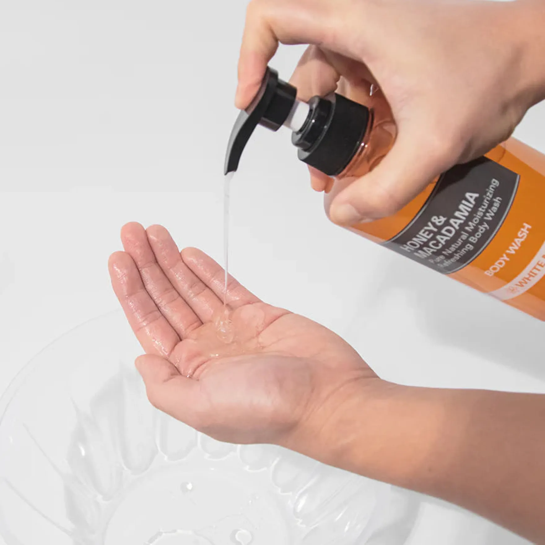 Honey & Macadamia Pure Body Wash White Musk
