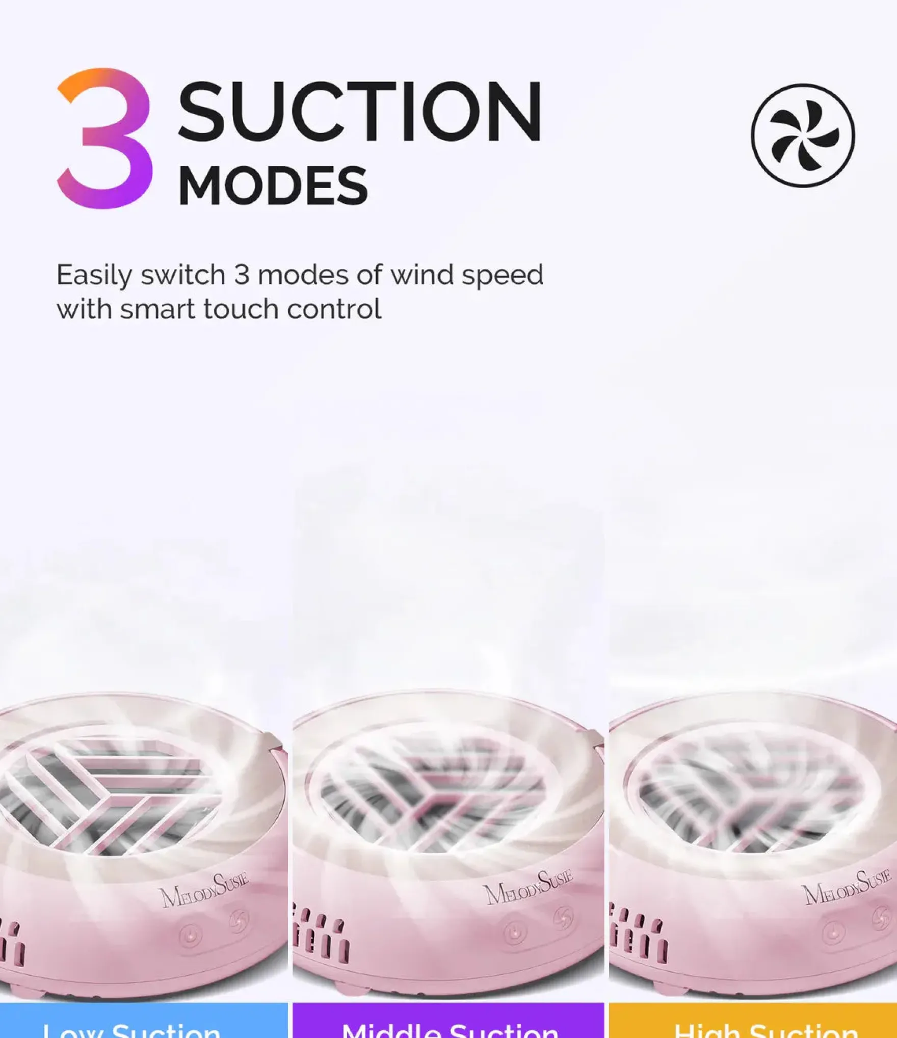 HProA Nail Dust Collector Pink