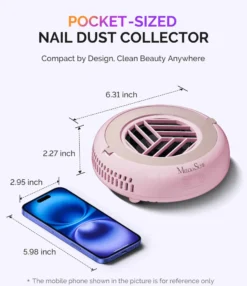 HProA Nail Dust Collector Pink