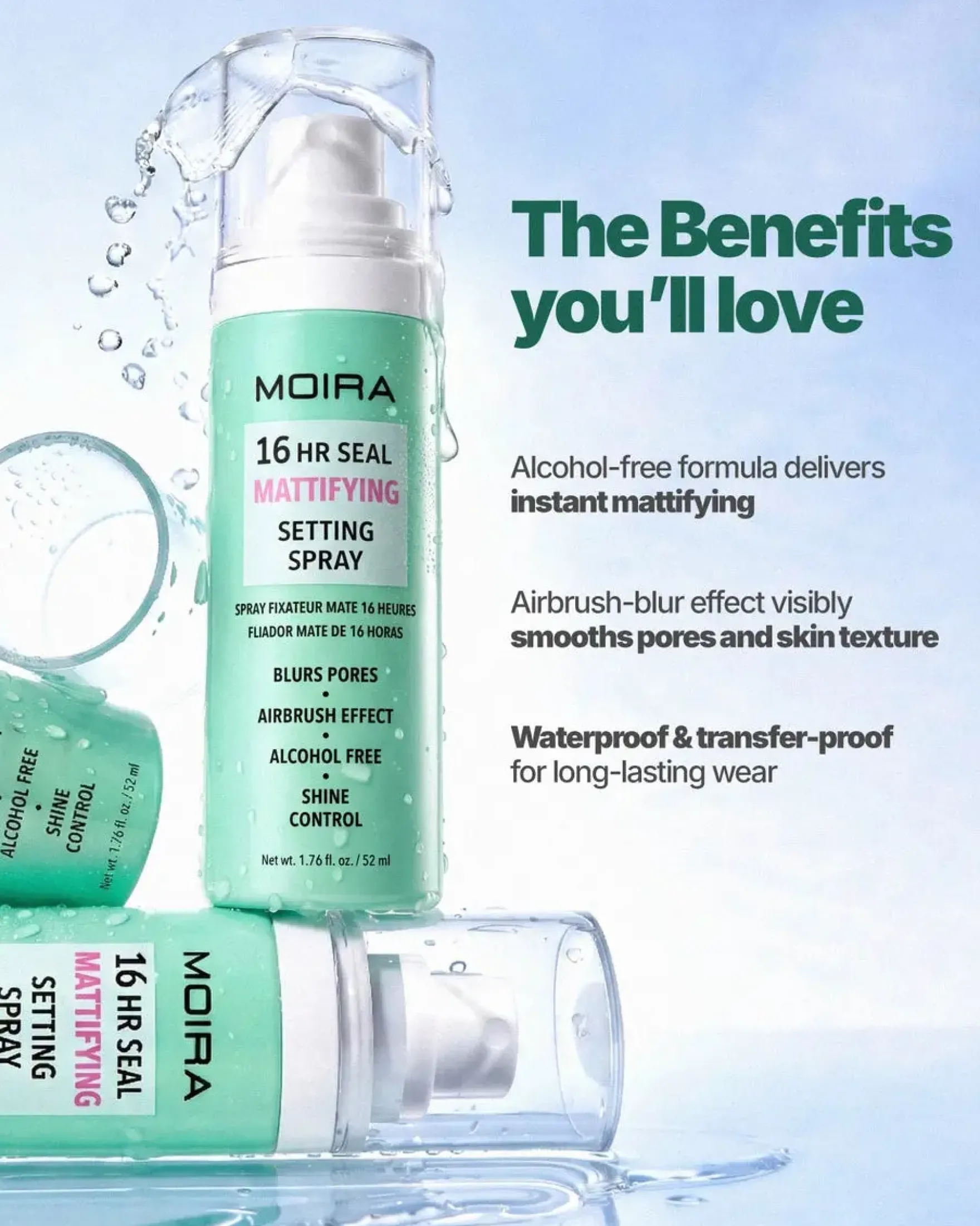 16HR Seal Mattifying Setting Spray
