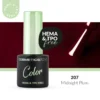 Hypoallergenic Hybrid UV/LED Gel Polish Midnight Plum 207