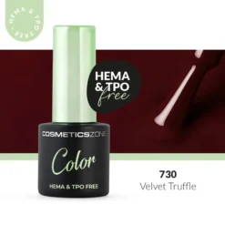 Hypoallergenic Hybrid UV/LED Gel Polish Velvet Truffle 730