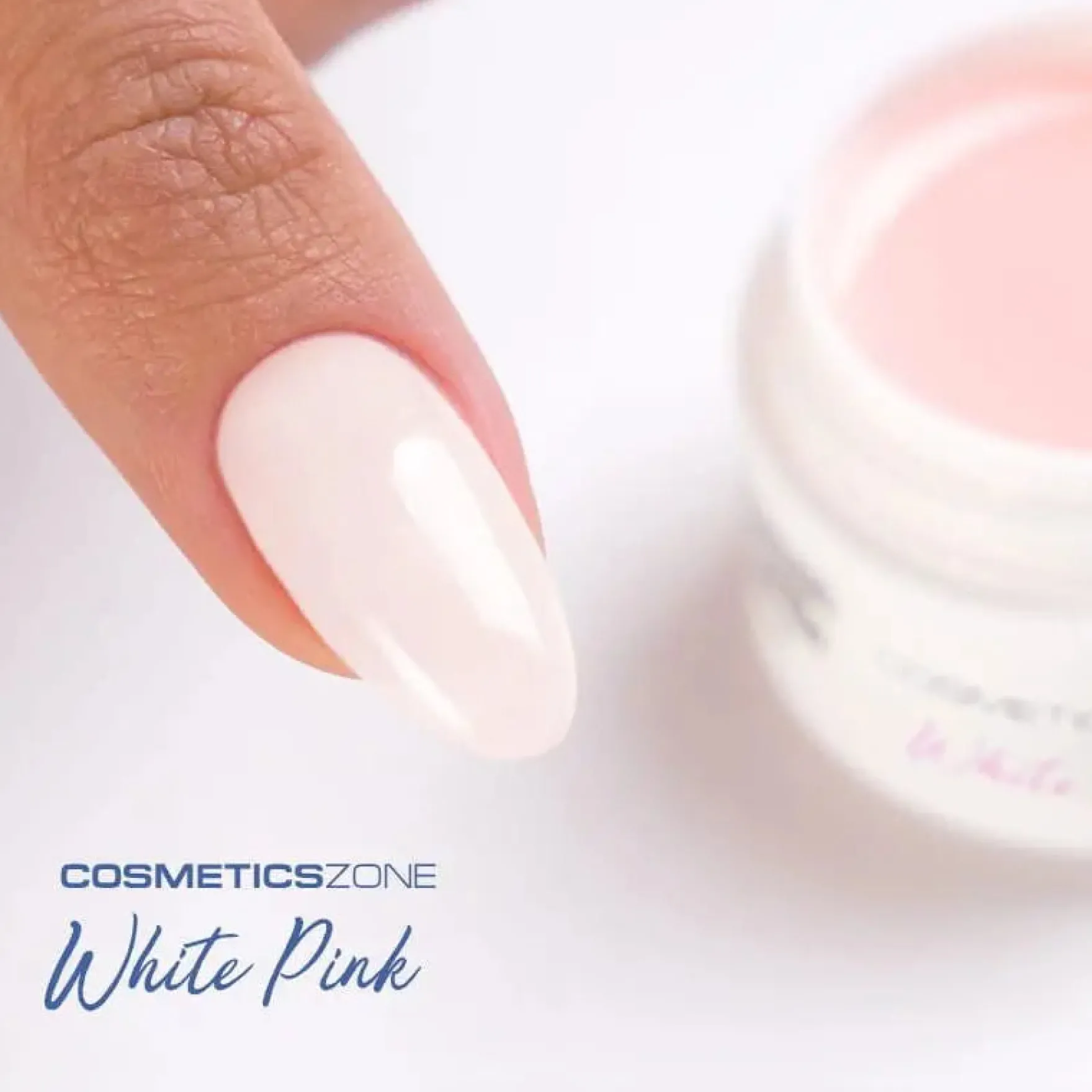 Hypoallergenic UV/LED Builder Gel White Pink