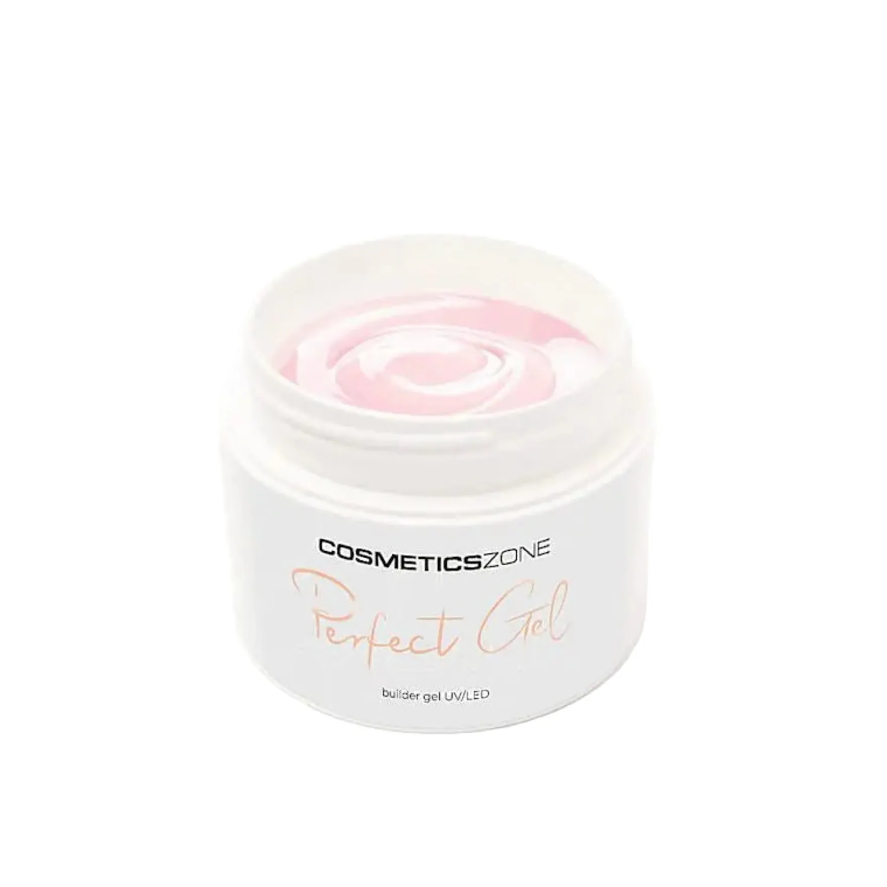 Hypoallergenic UV/LED Builder Gel White Pink
