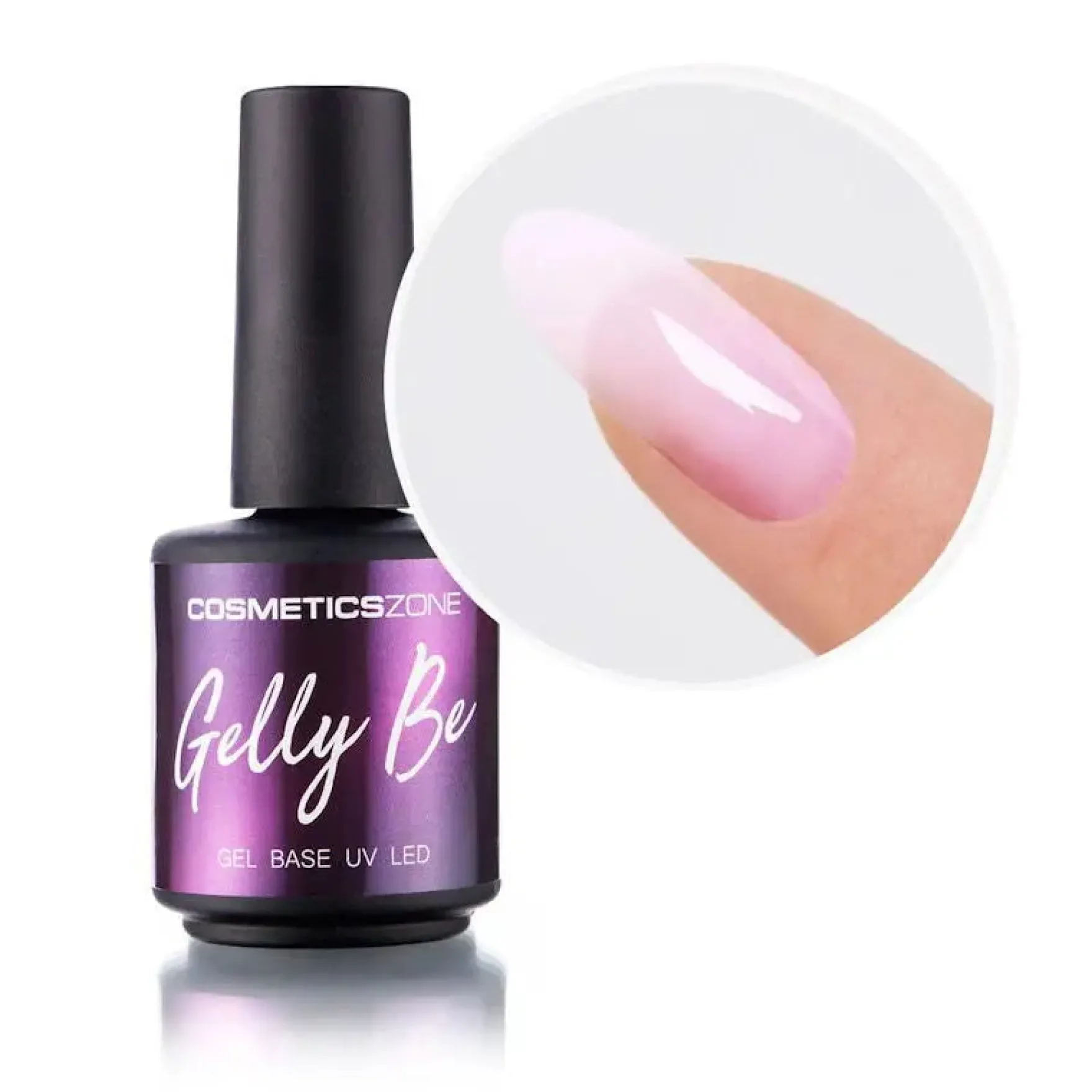 Hypoallergenic UV/LED Gel Base Gelly BE Pink Mask