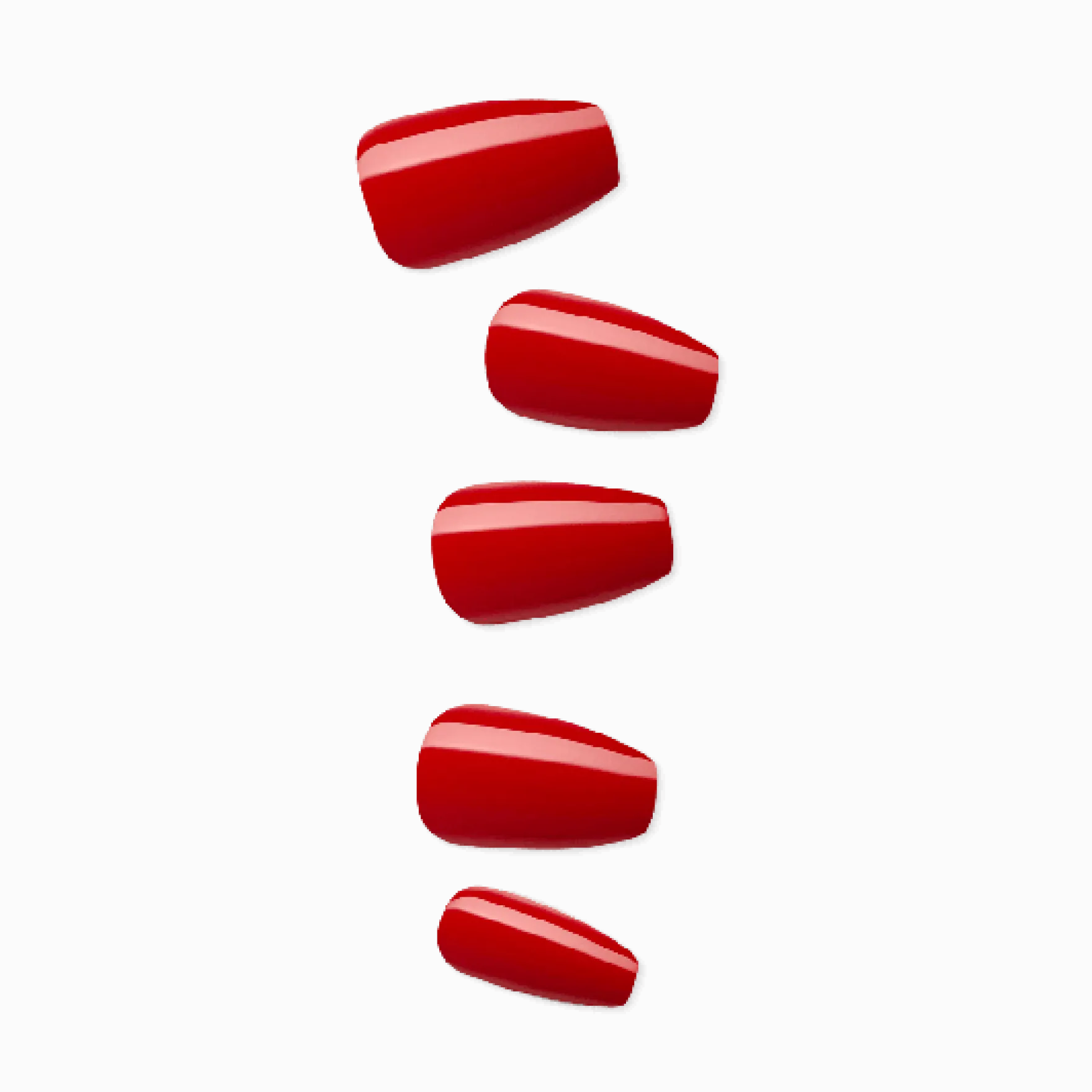 Impress Color Press-On Nails Coffin Reddy or Not